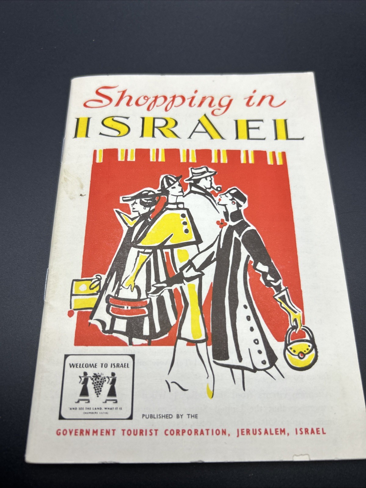 VTG 1950-60s ISRAEL VACATION “Shopping In Israel” Booklet