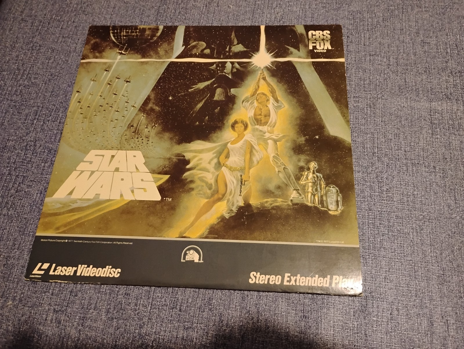 ~OBO~ Star Wars - CBS FOX - LaserDisc - Extended Play - NM Disc
