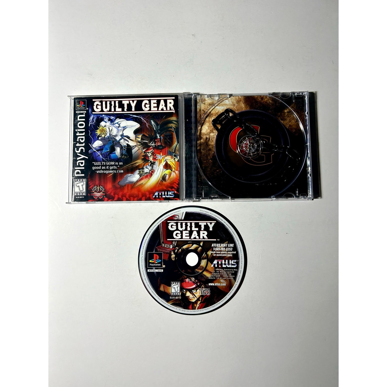 Guilty Gear (PS1 PlayStation 1)works Complete CIB🔥Good shape!