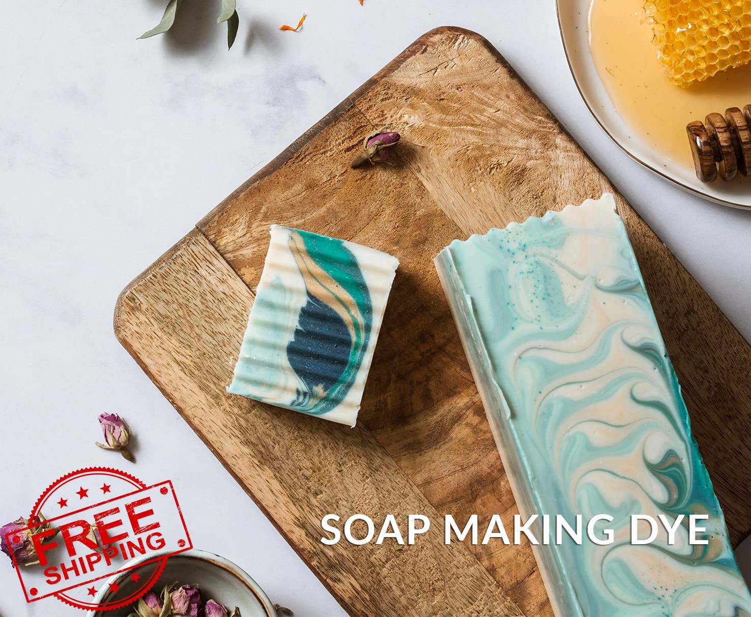 MARBLERS Poppy Red Mica Powder 3oz Cosmetic Grade Epoxy Resin Pigment