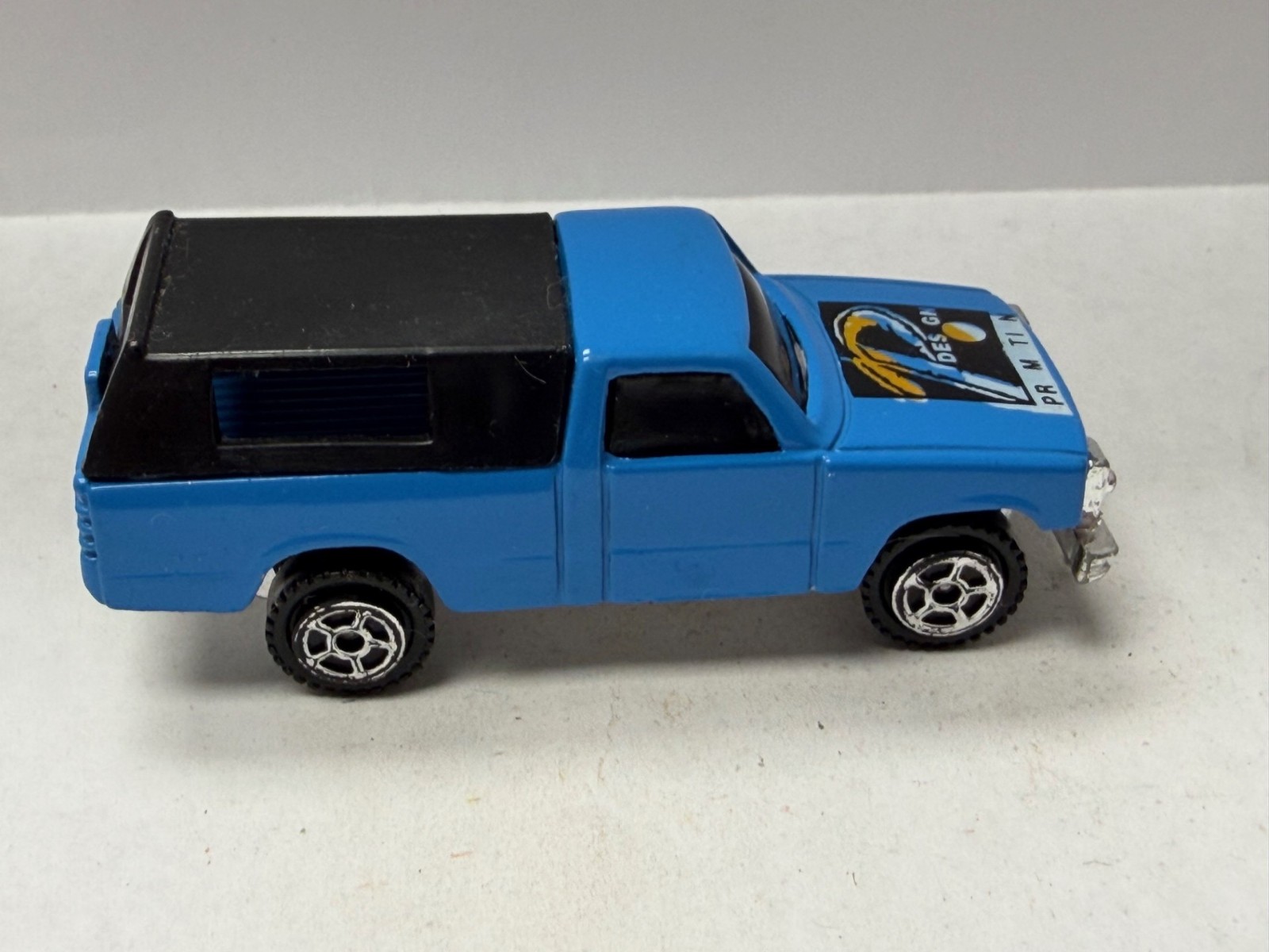 Road Champs 1980s Blue Diecast Ford Pickup Truck Promotion Design 1:64 L29