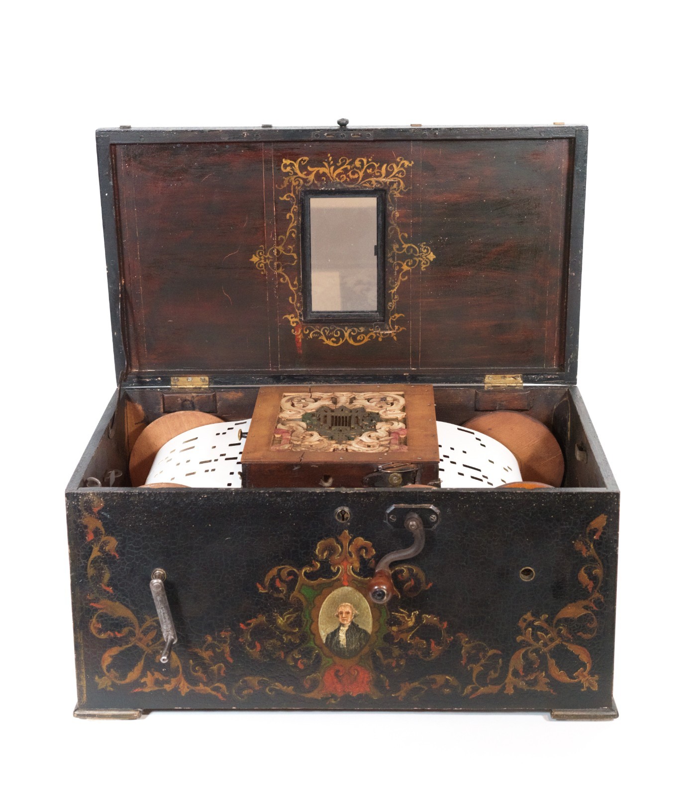 C. 1885 Paper Strip Roller Organ * Craft Built & Truly Astonishing * Plays Great