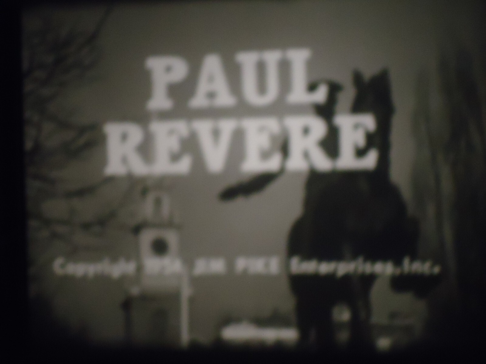 16mm Paul Revere 1954 Educational Film 400'