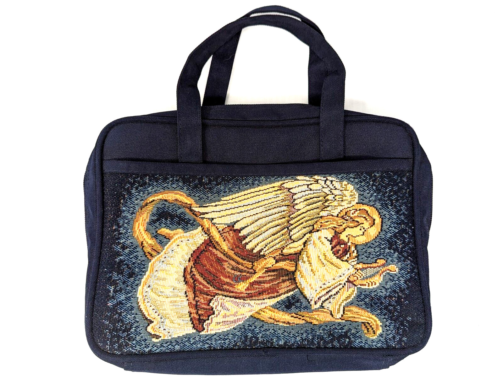 Zondervan Bible Book Tapestry Angel Case Cover Handled Carry Bag 8"x10"