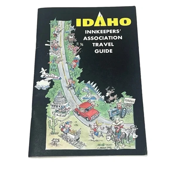 Idaho Innskeepers Association Travel Guide Vintage