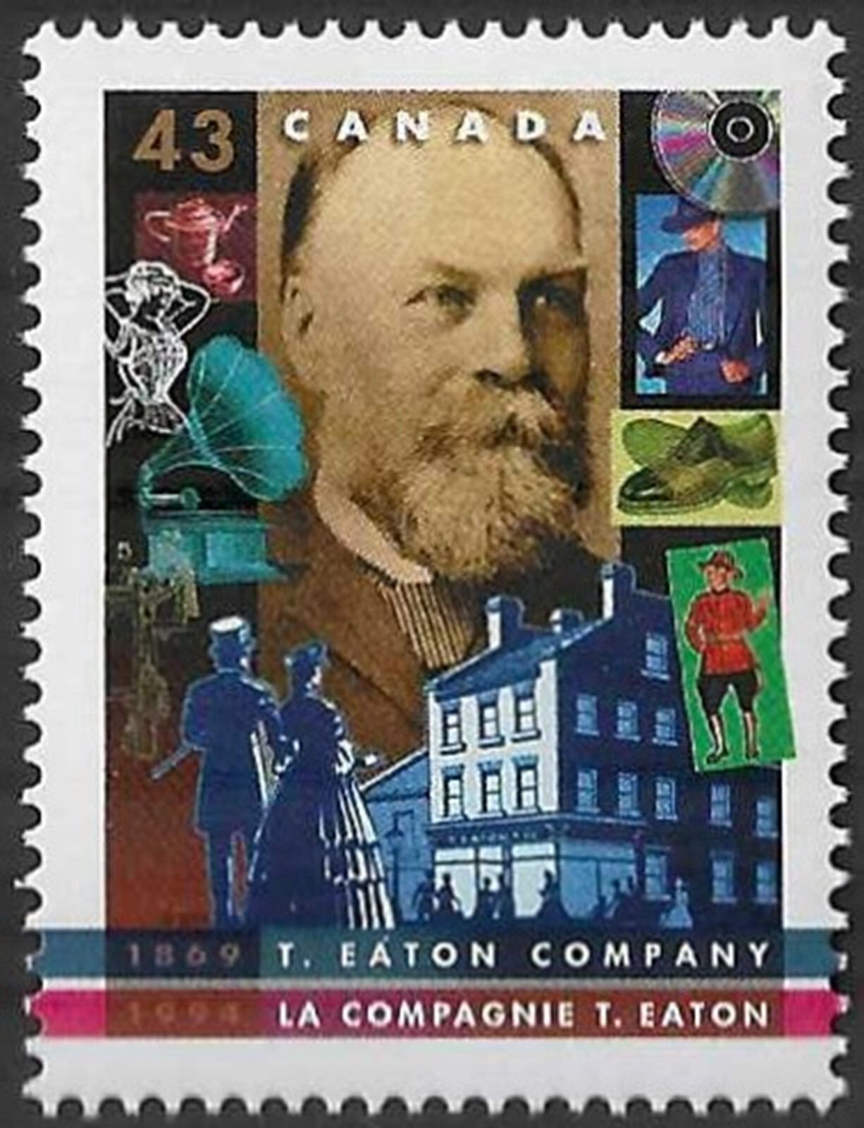 🍁Canada   #1510     "TIMOTHY EATON"    Brand New 1994   Original Pristine Gum
