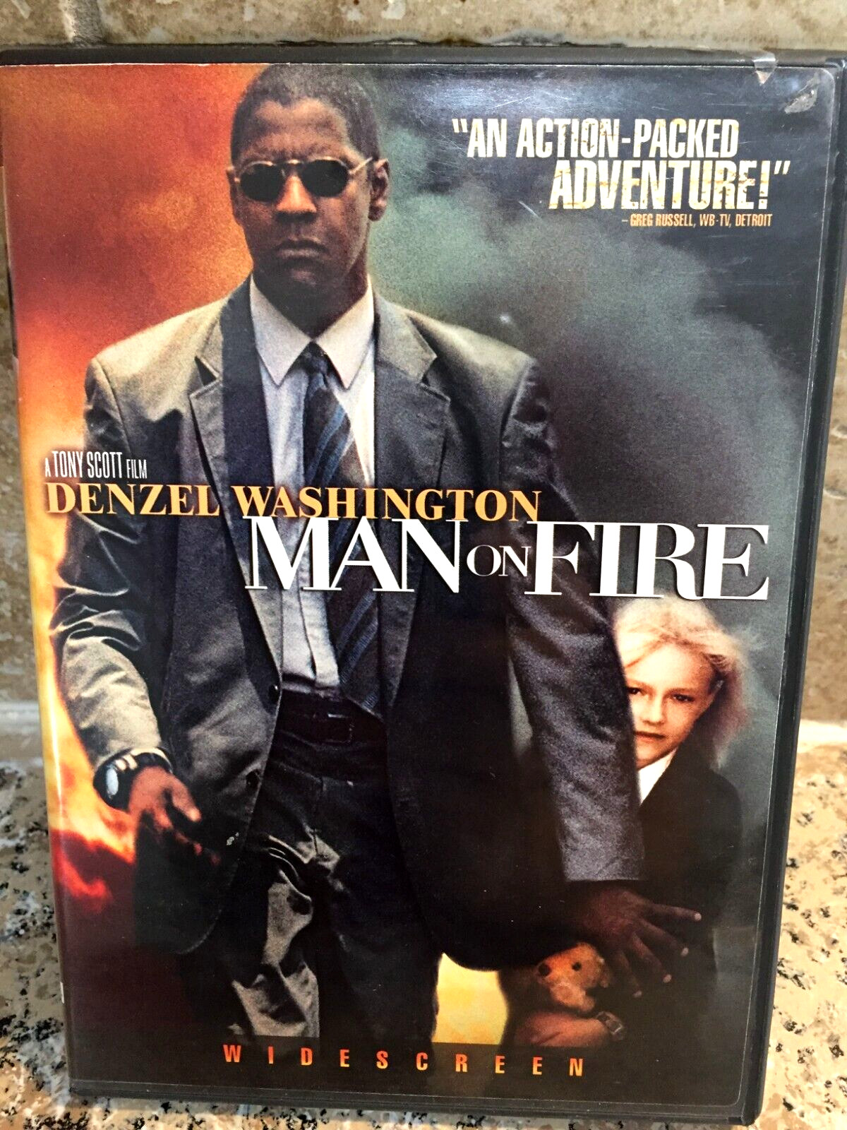 Man on Fire DVD /Denzel Washington / Widescreen / Ships with Tracking