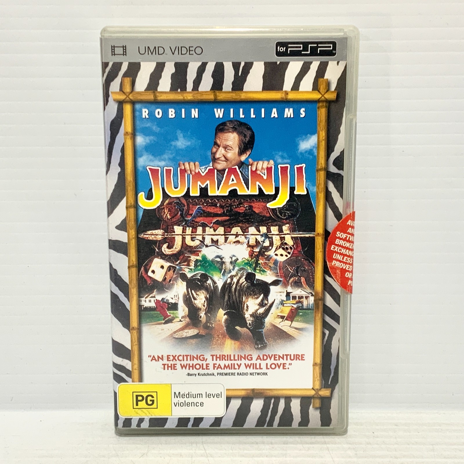 Jumanji (1995) - UMD Video - Sony PSP - Tested & Working - Free Postage