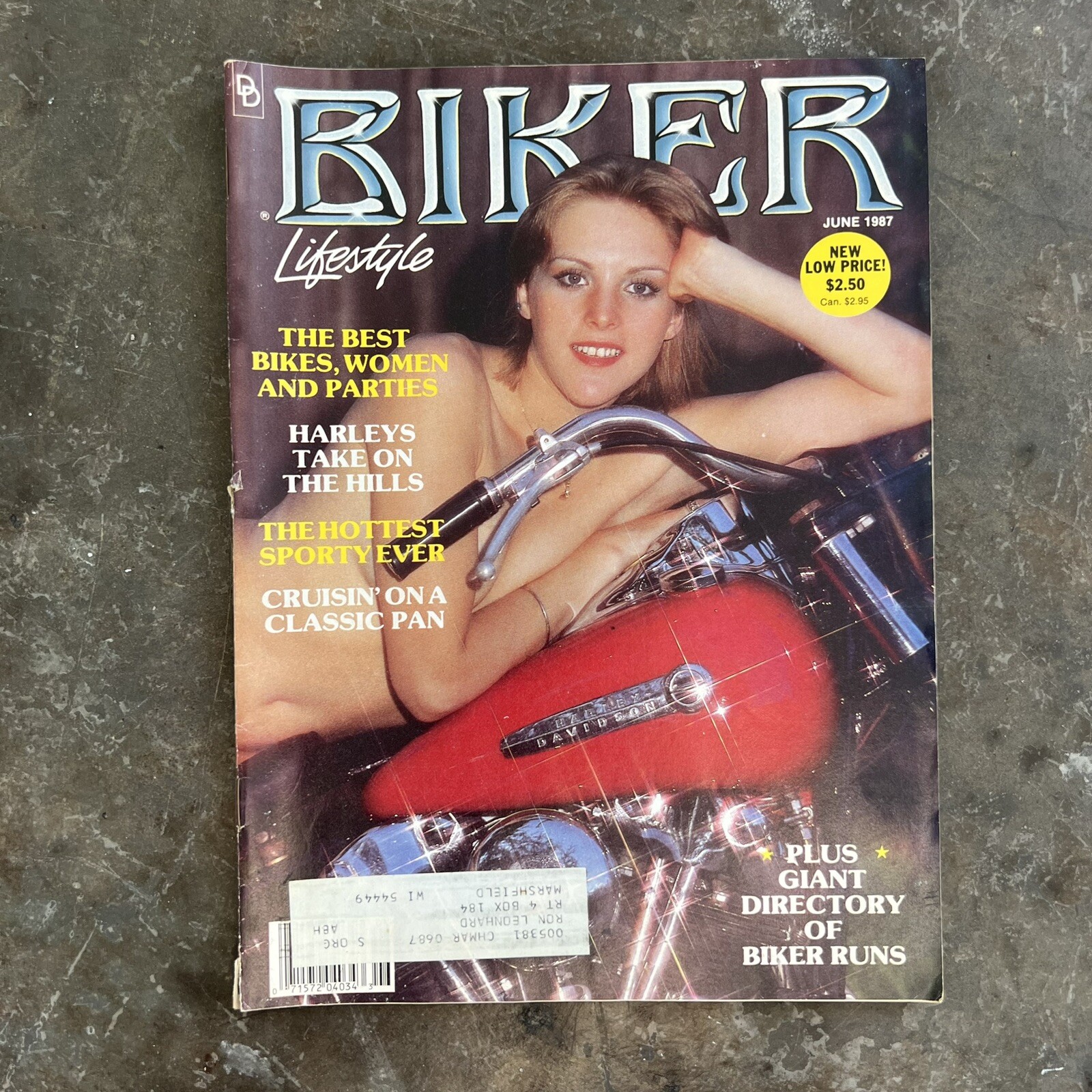 Biker Lifestyle Magazine June 1987 vintage harley vtg outlaws choppers