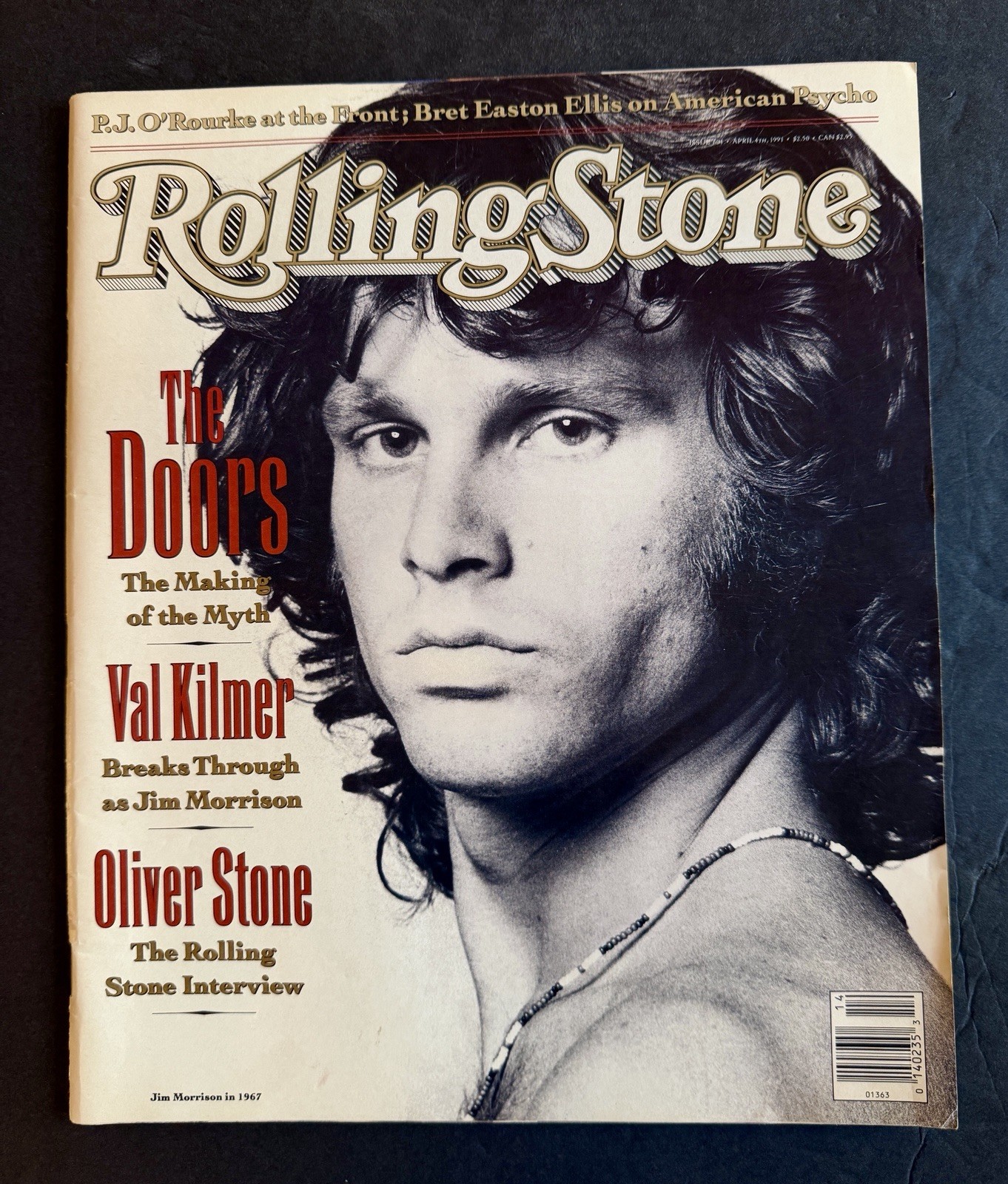 Rolling Stone Magazine #601 April 4, 1991 The Doors Jim Morrison Val Kilmer