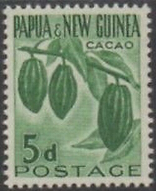 Papua New Guinea 1958 SG19 5d Cacao Plant MNH