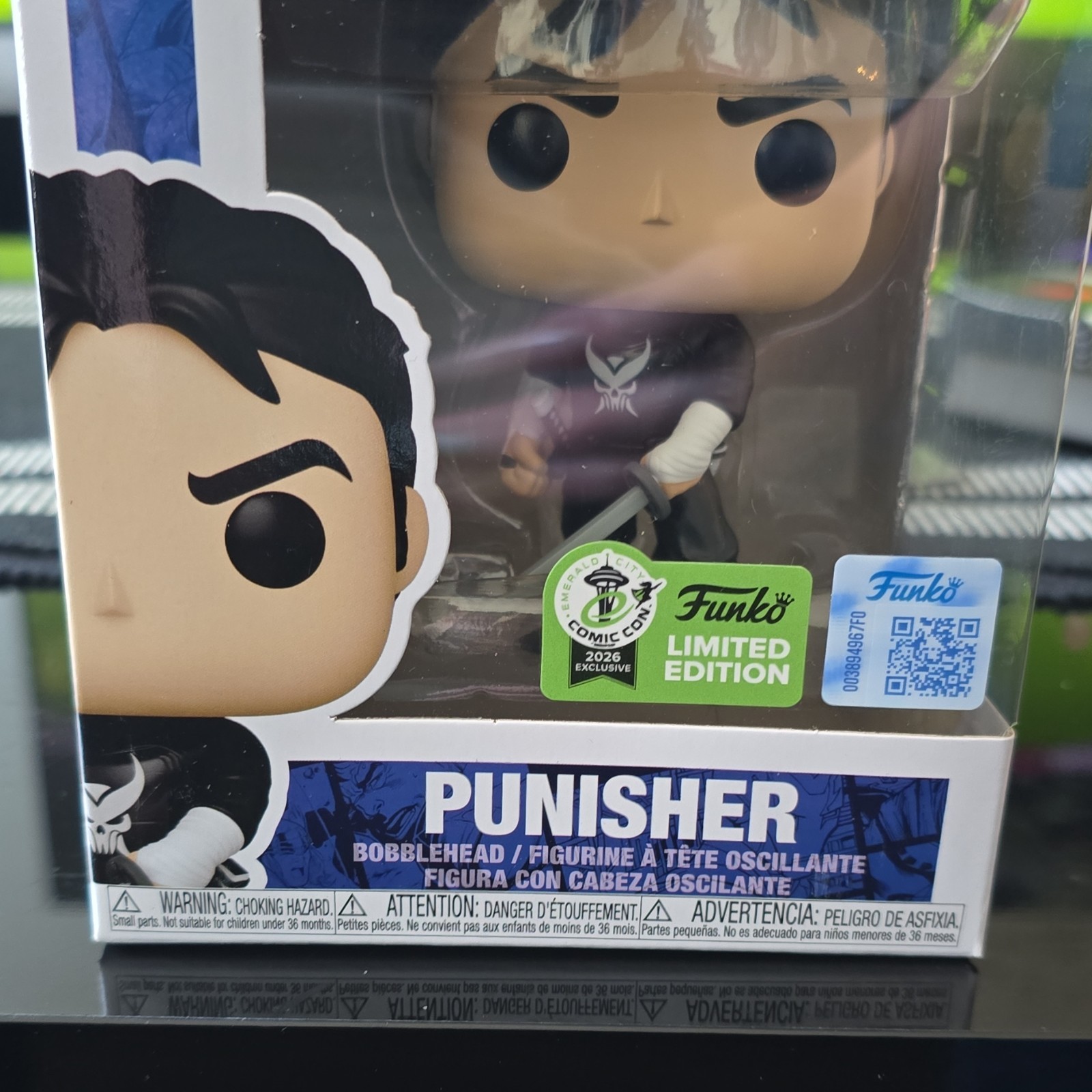 Funko Pop! Marvel Punisher Exclusive Emerald City Comic Con 2026 #1577