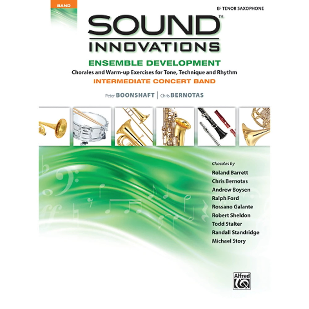 Alfred Sound Innovations Concert Band Ensemble Development B Flat Tenor Sax Book