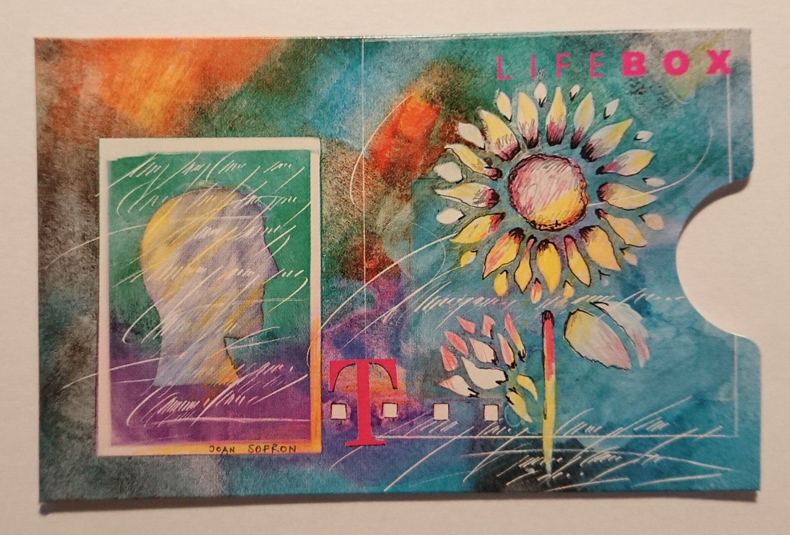 Card Holder Box Phone Card Bankkarte Card Lifebox Flowers Picture' Protagoras