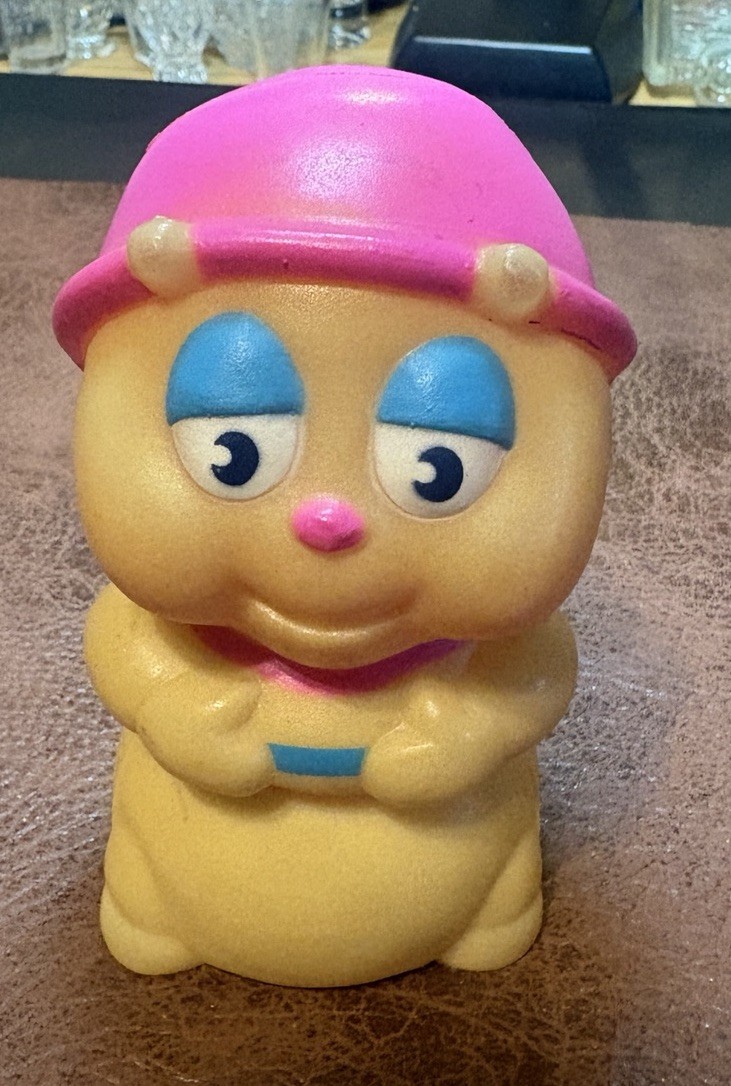 Vintage Glo Worm Bank With Stopper - 1986 Hasbro Glo Friends, Nice Shape!