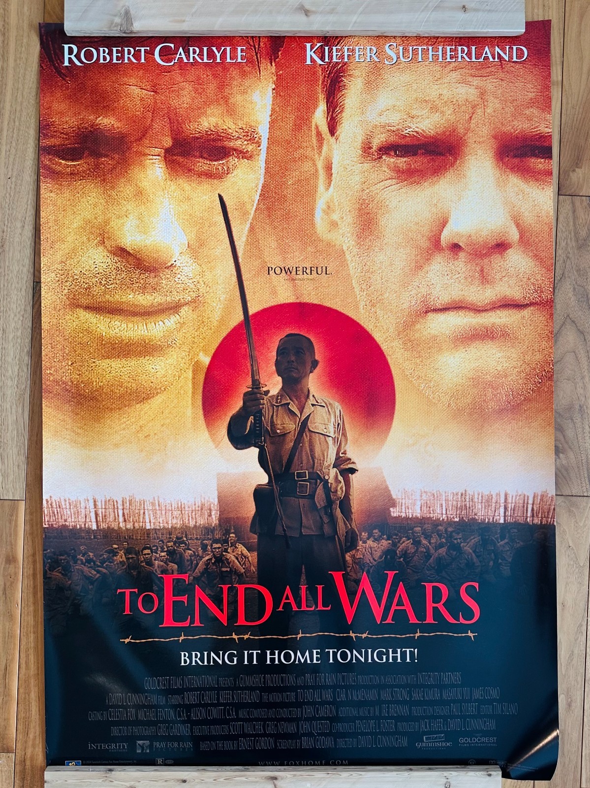 (2004) Original TO END ALL WARS DVD / Video Release Promotional Poster