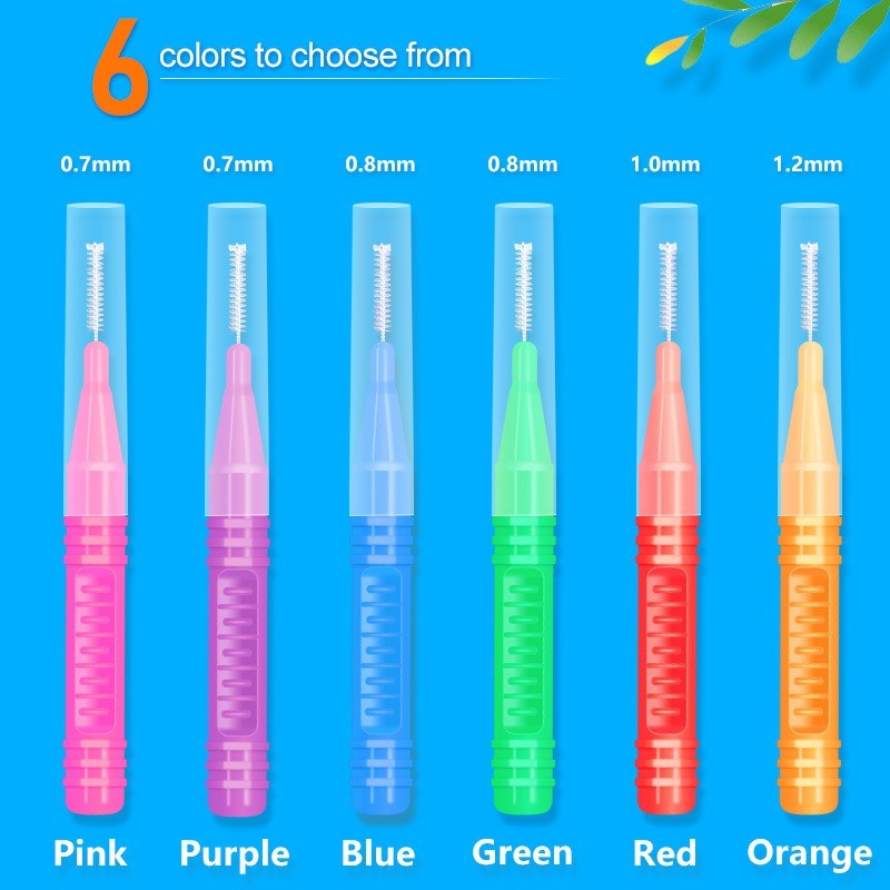 Interdental Brushes Cleaning Braces Orthodontic Braces Gap Between Teeth Brushes