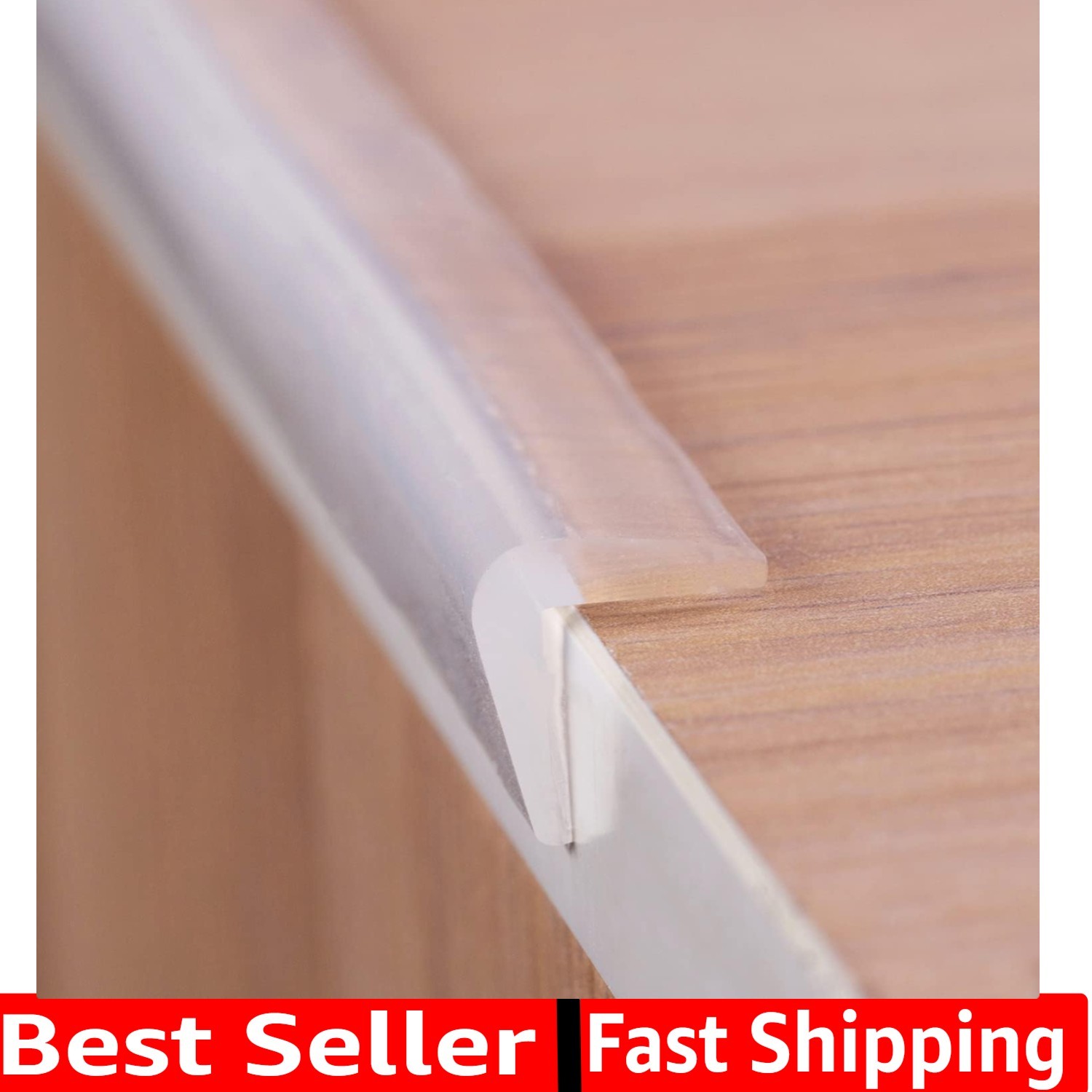 Edge Protector 100% Silicone, Baby Proofing Thin Corners Clear Guards, Pre-Ta...