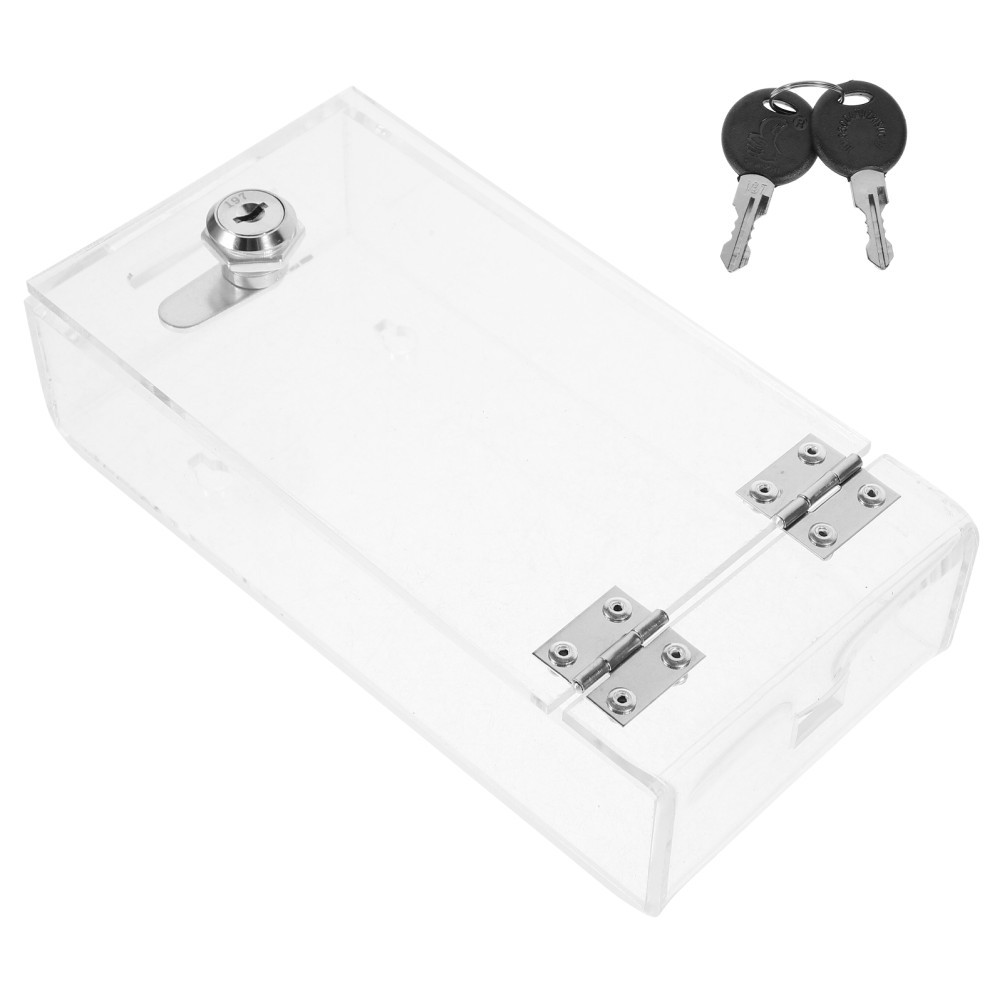 Phone Lock Box Transparent Design With Charging Access For Convenience