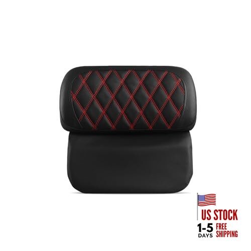 Chopped Razor Tour Trunk Backrest Pad Compatible with Harley 2014-2025 Red