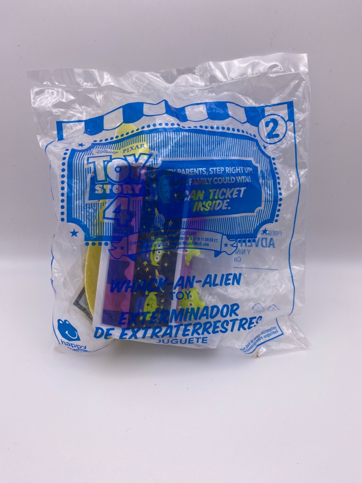 McDonald's Happy Meal Toy-Toy Story 4 #2-Whack-An-Alien NEW SEALED Disney Pixar