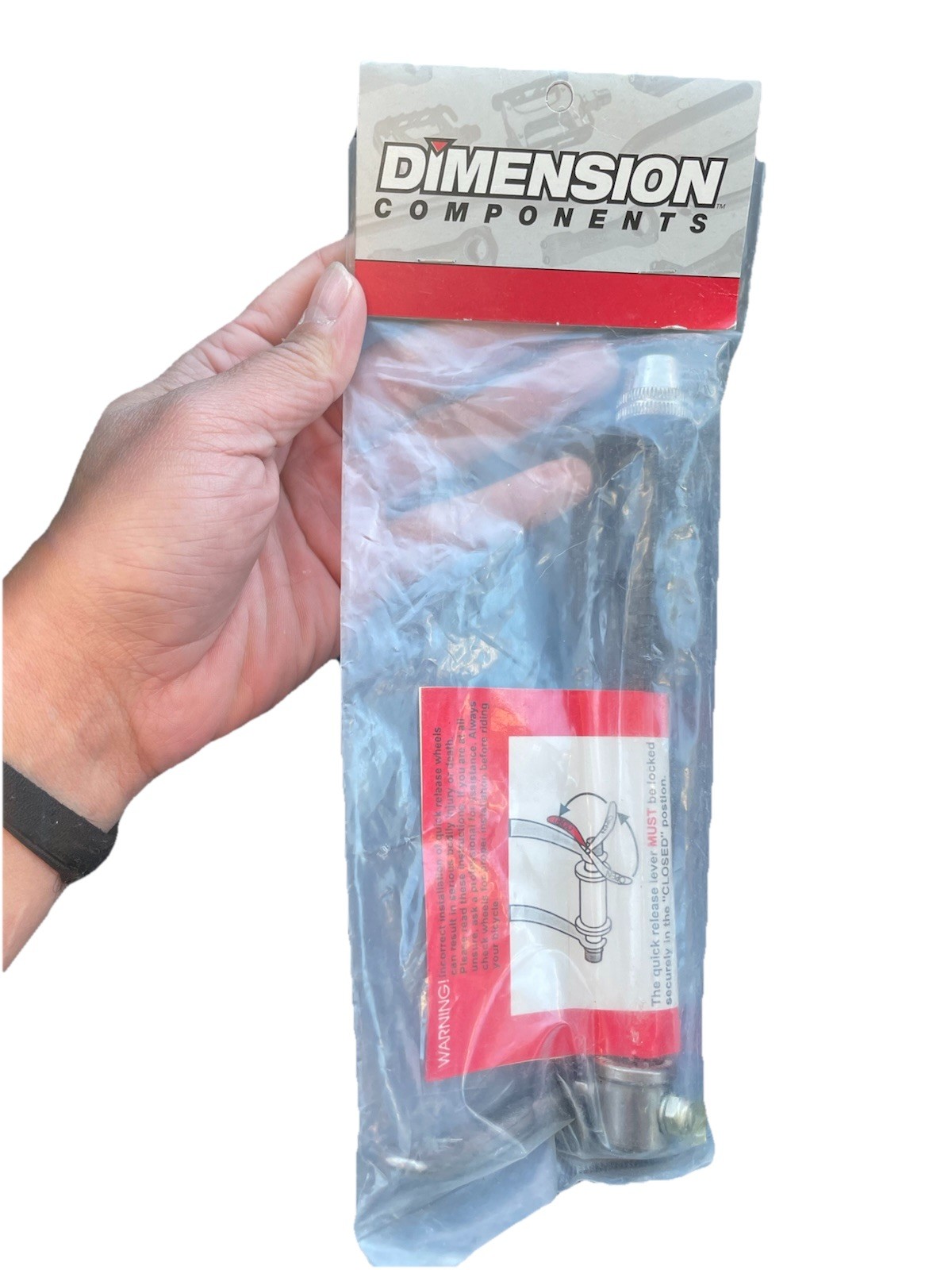 Dimensions Components Front Bike Skewer 100mm QBP Chrome Steel 130-135