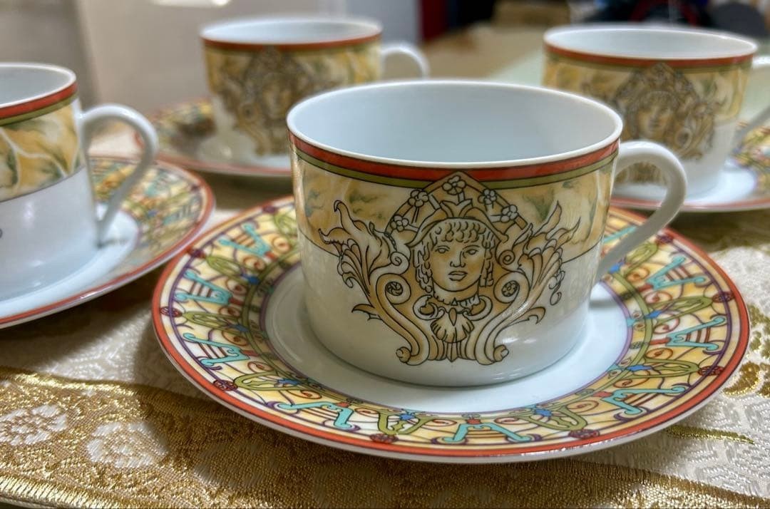 Philippe Deshoulieres Limoges Opera Paris Cup Saucer 4 Set