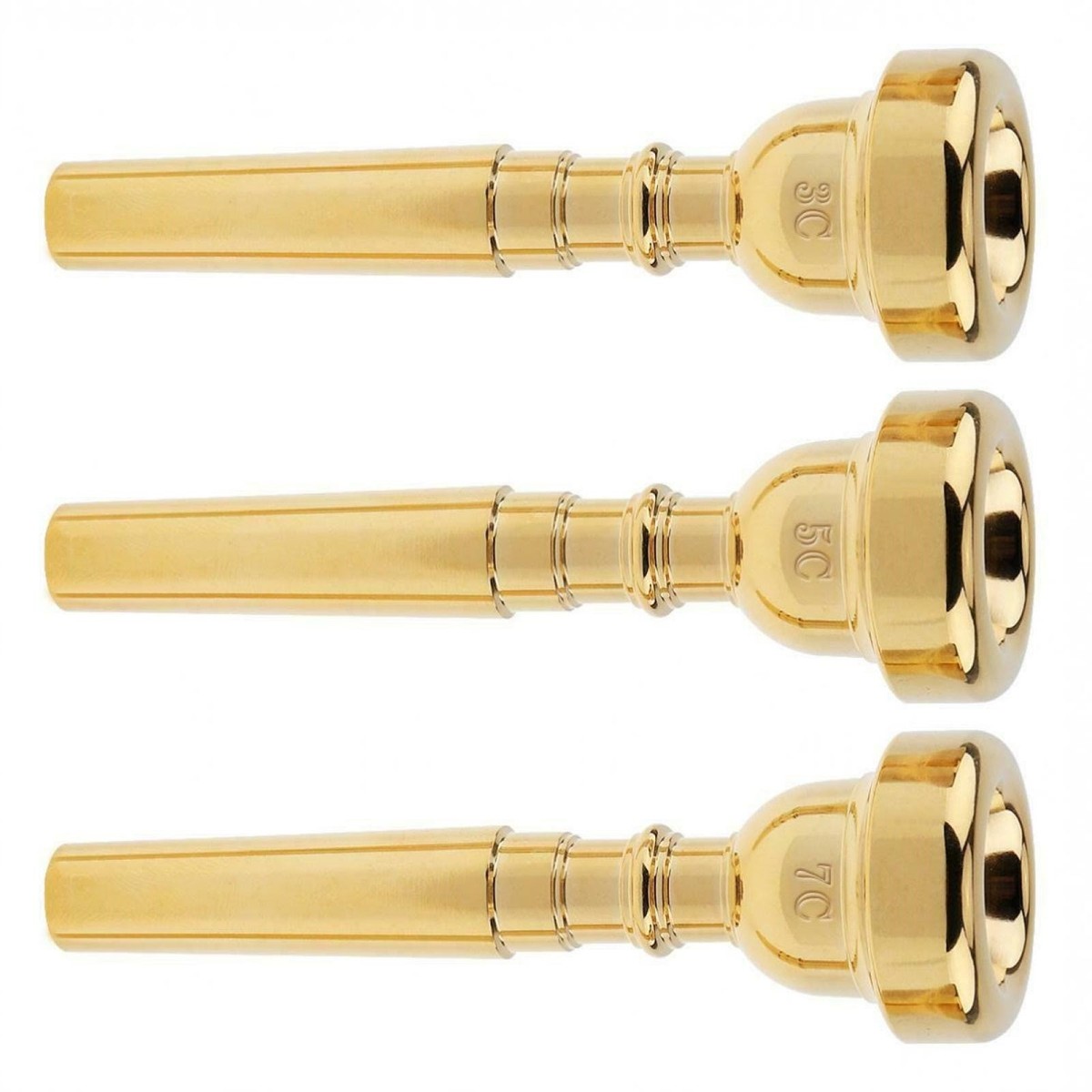 3C 5C 7C Types Optional Professional Brass Trumpet Mouthpiece For Bach Gold B