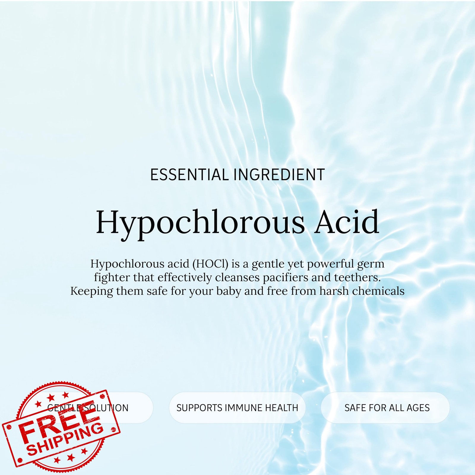 Littley Pacifier Teether Cleaner HOCl Spray 2oz