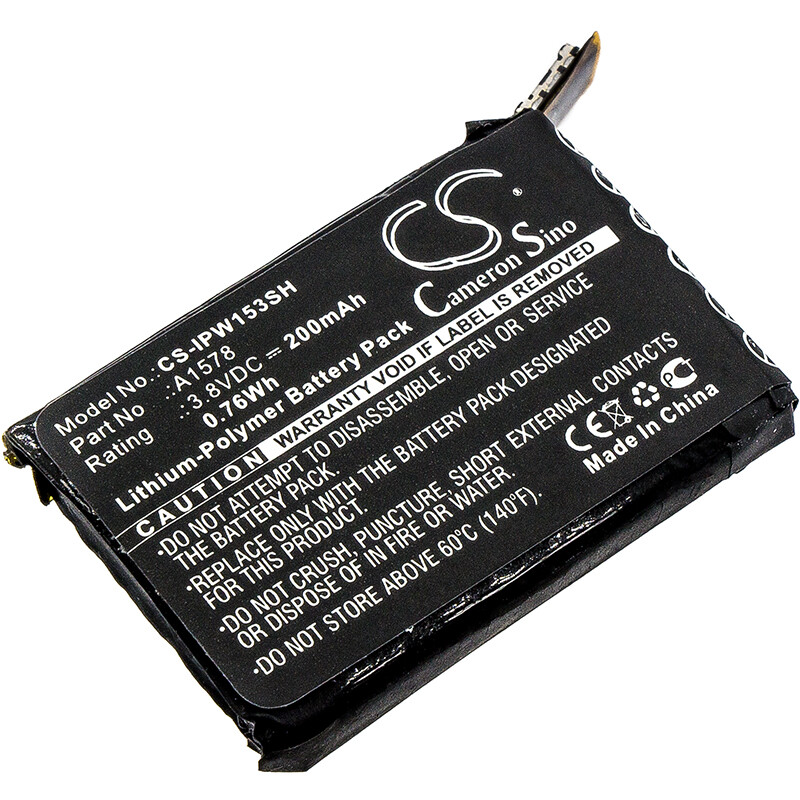 Battery 200mAh Type A1578 for Apple MJ2X2LL/A MJ2Y2LL/A MJ302LL/A MJ312LL/A