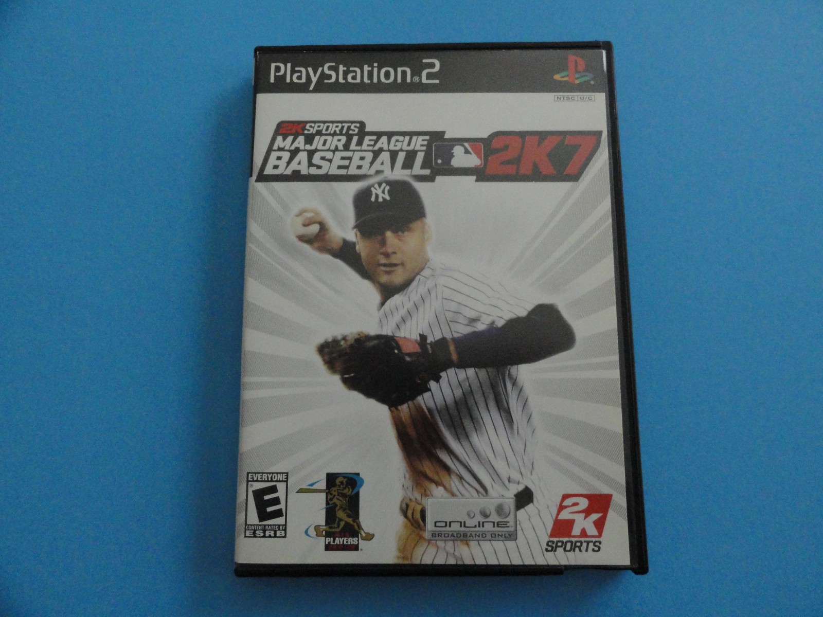 PS2 MAJOR LEAGUE BASEBALL 2K7 COVER ART IN BLOCKBUSTER VIDEO CASE