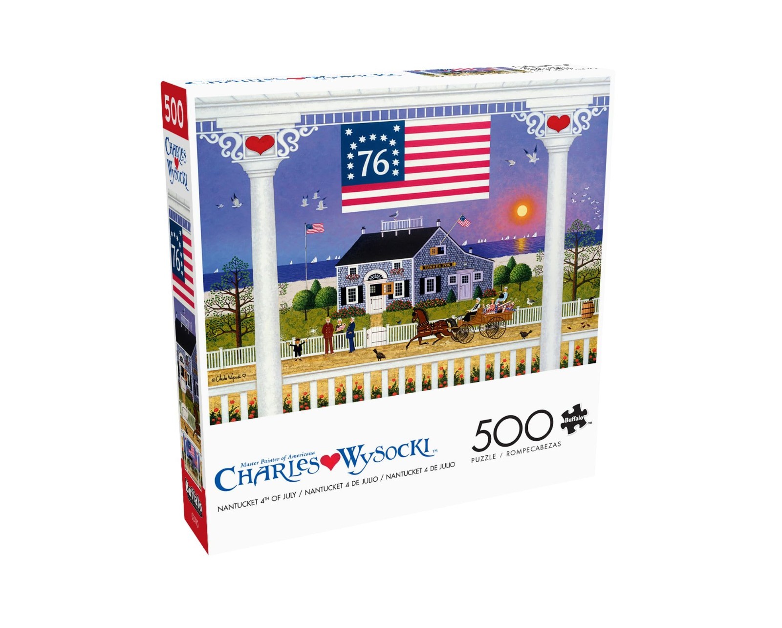 500 Piece Jigsaw Puzzle for Adults - Nantucket 4th of July - Fun & Challenging,