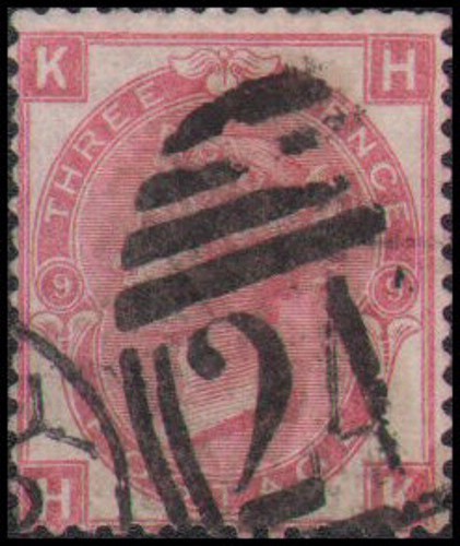 Great Britain #49 Used plate #9