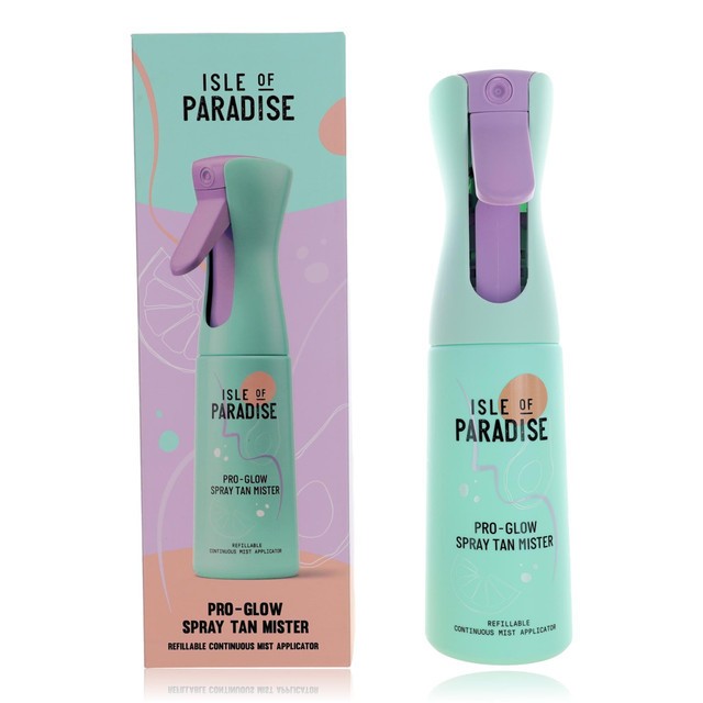 Isle Of Paradise Pro Glow Spray Tan Mister Refillable Continuous Mist Applicator