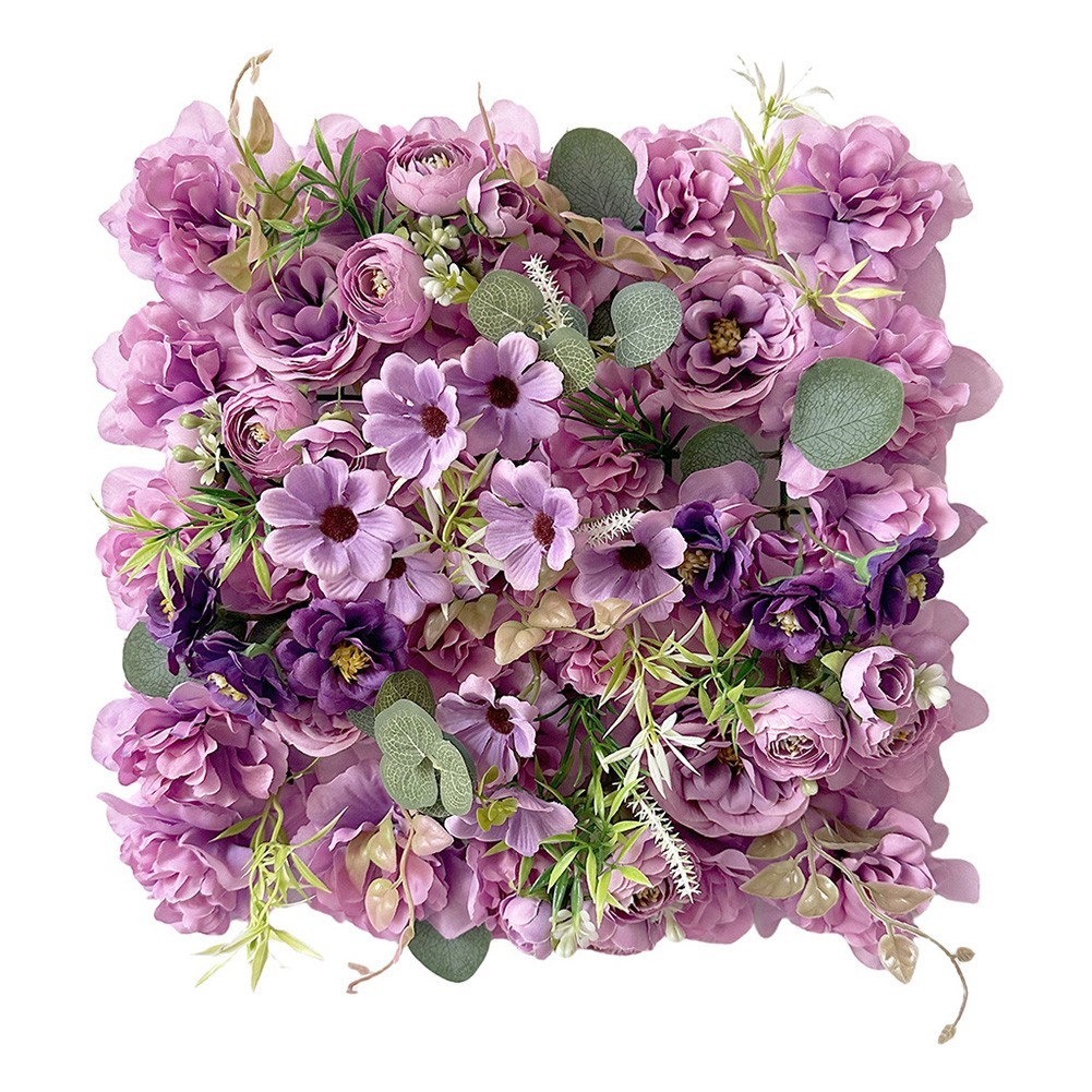Artificial Flower Wall Landscape for Weddings and Celebrations 30x30cm