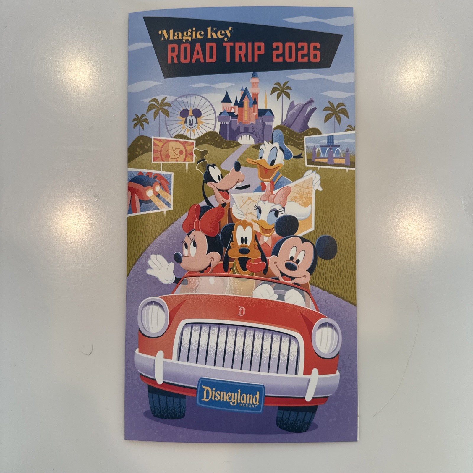 Disneyland Magic Key Road Trip 2026 Event Booklet & 3 Air Fresheners