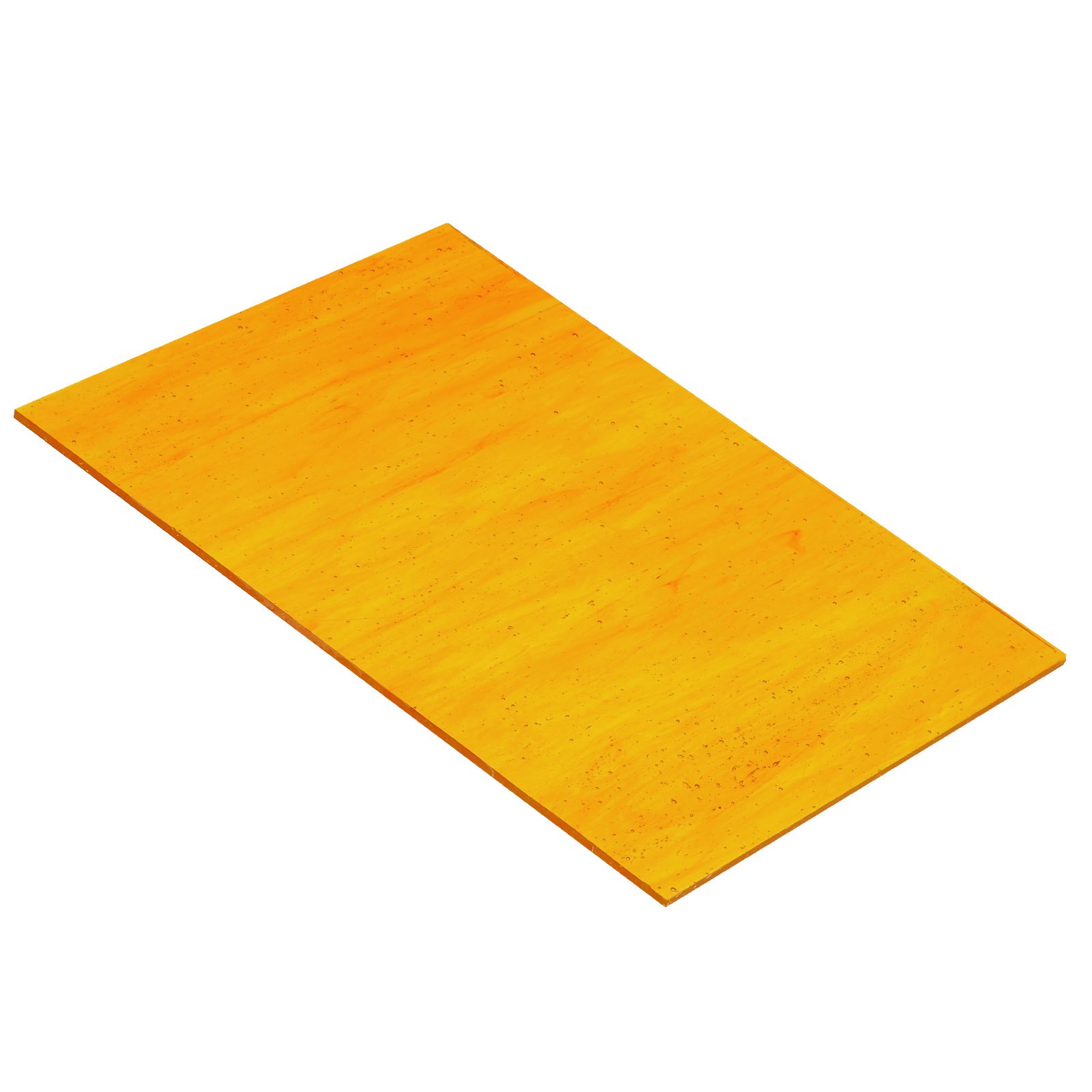 Stained Glass Sheet Mosaic Tile 7.9 Inch x 5.9 Inch Orange Stained Glass Sheets