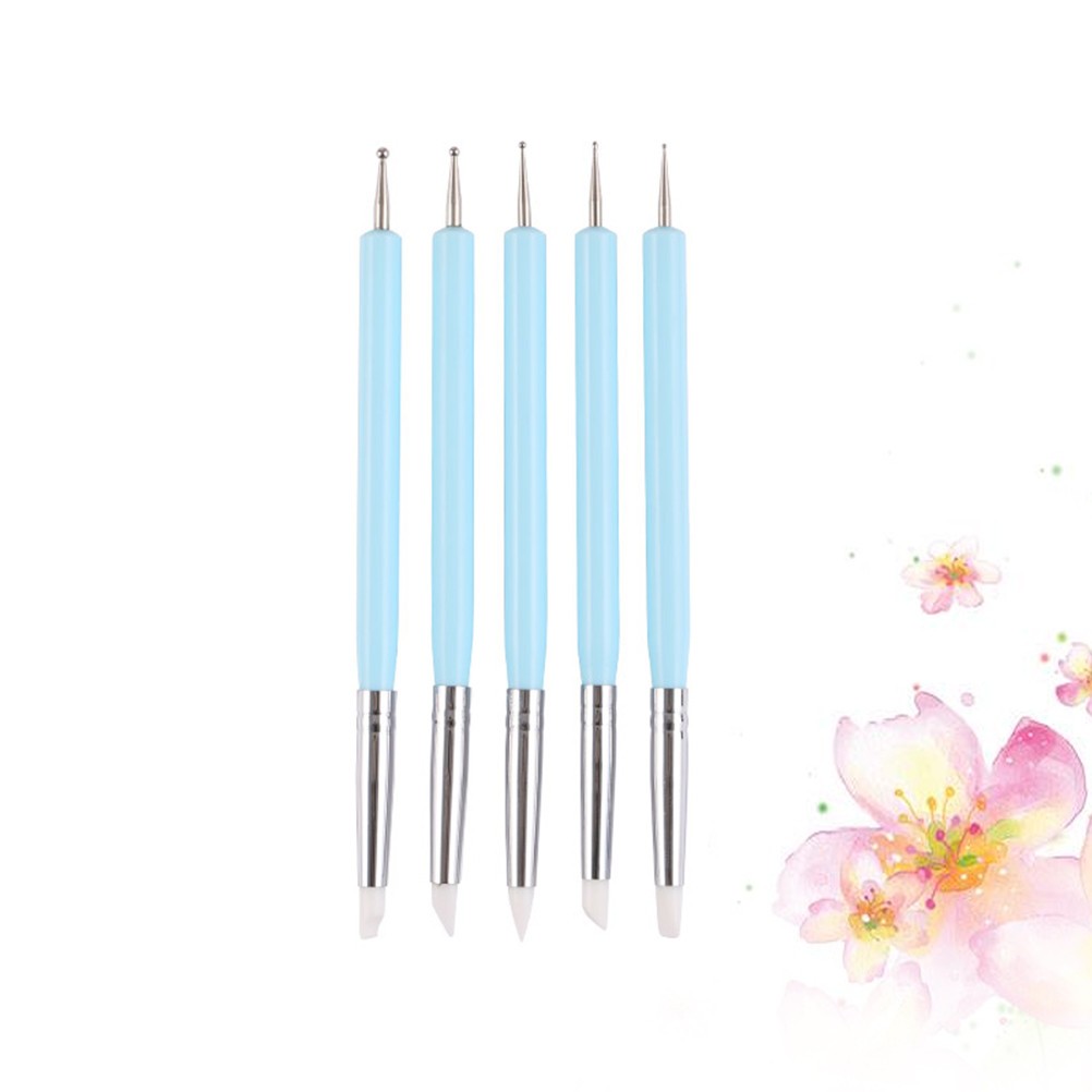  5 PCS Cake Fondant Carving Tools Baking Cookie Decorating Supplies