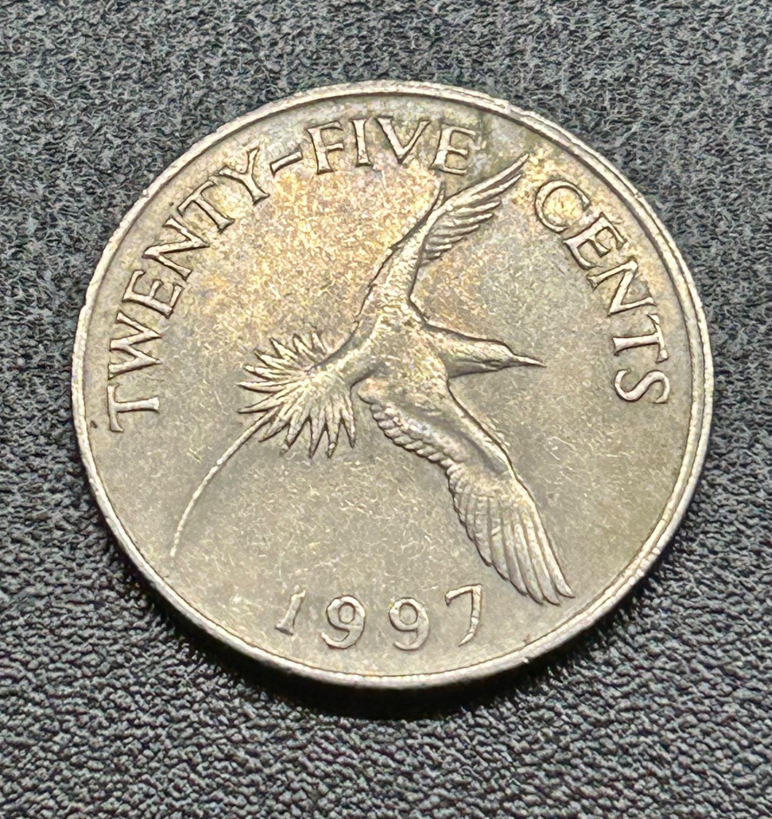 1997 Bermuda - QE II - Twenty Five Cents Coin - #221