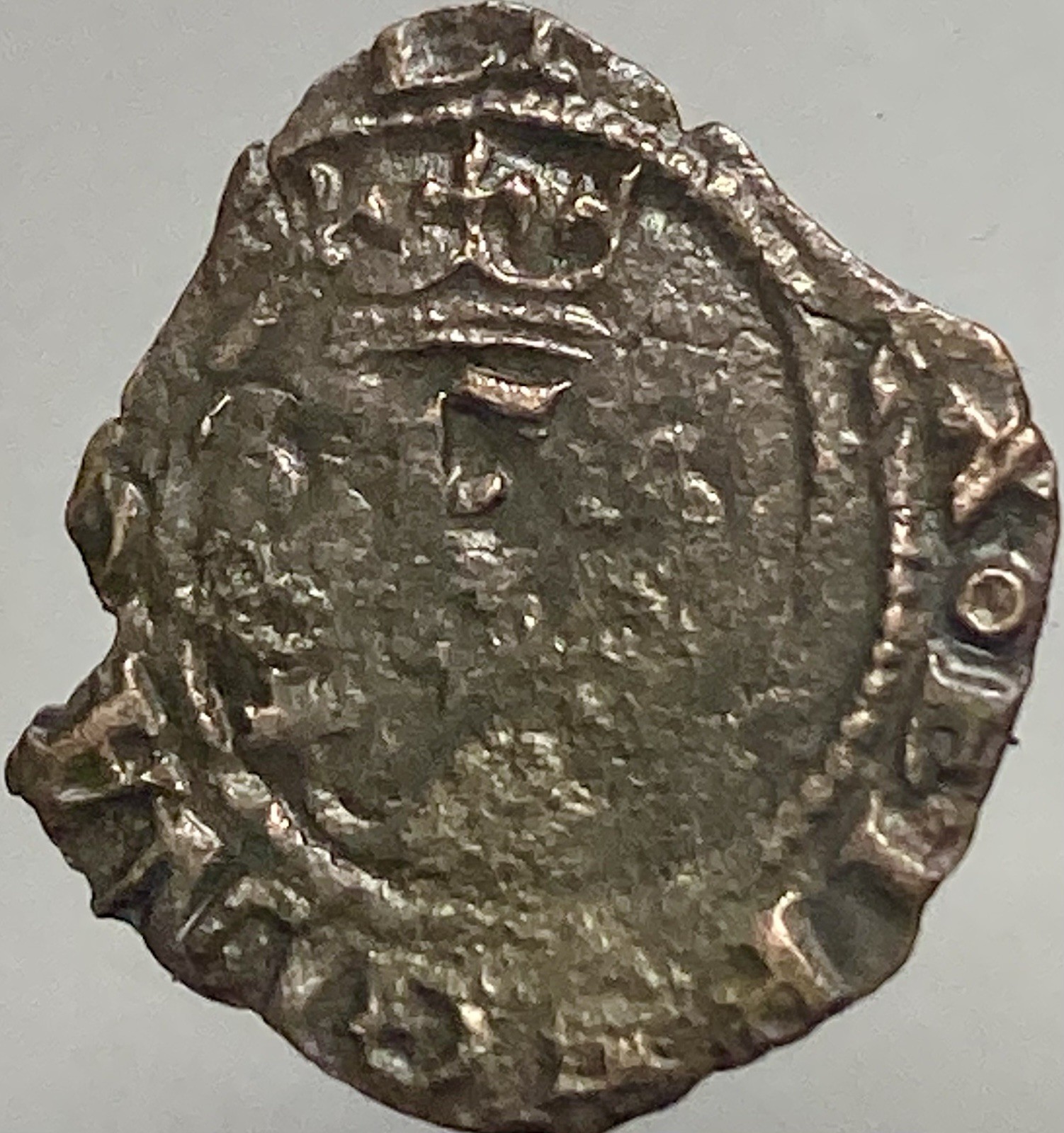 Medieval Coin King Ferdinand & Queen Isabella 1497-1566 Blanca Nice Genuine