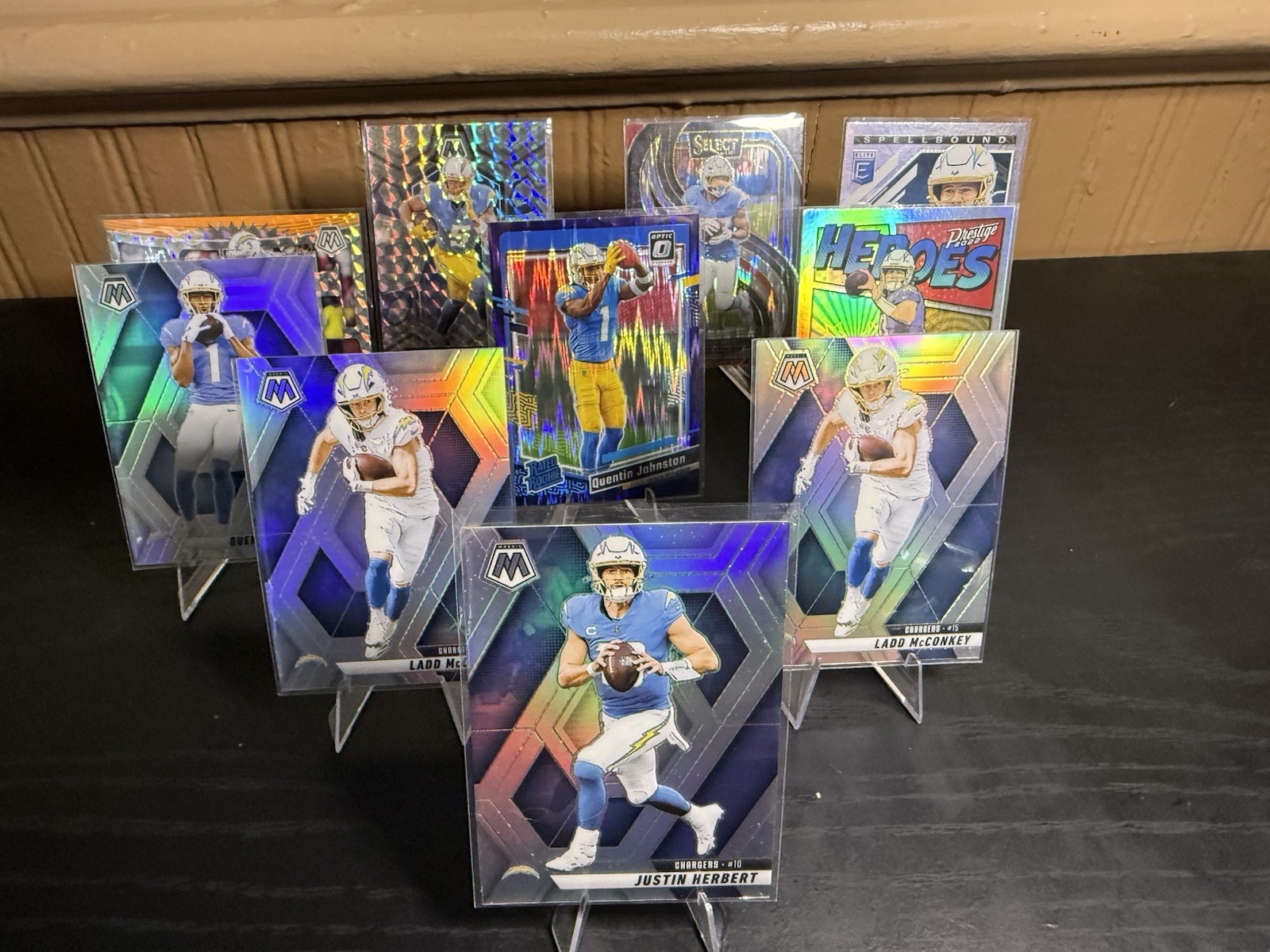 Justin Herbert Los Angeles Charger Rookies And Vets Ladd MacConkey  Lot