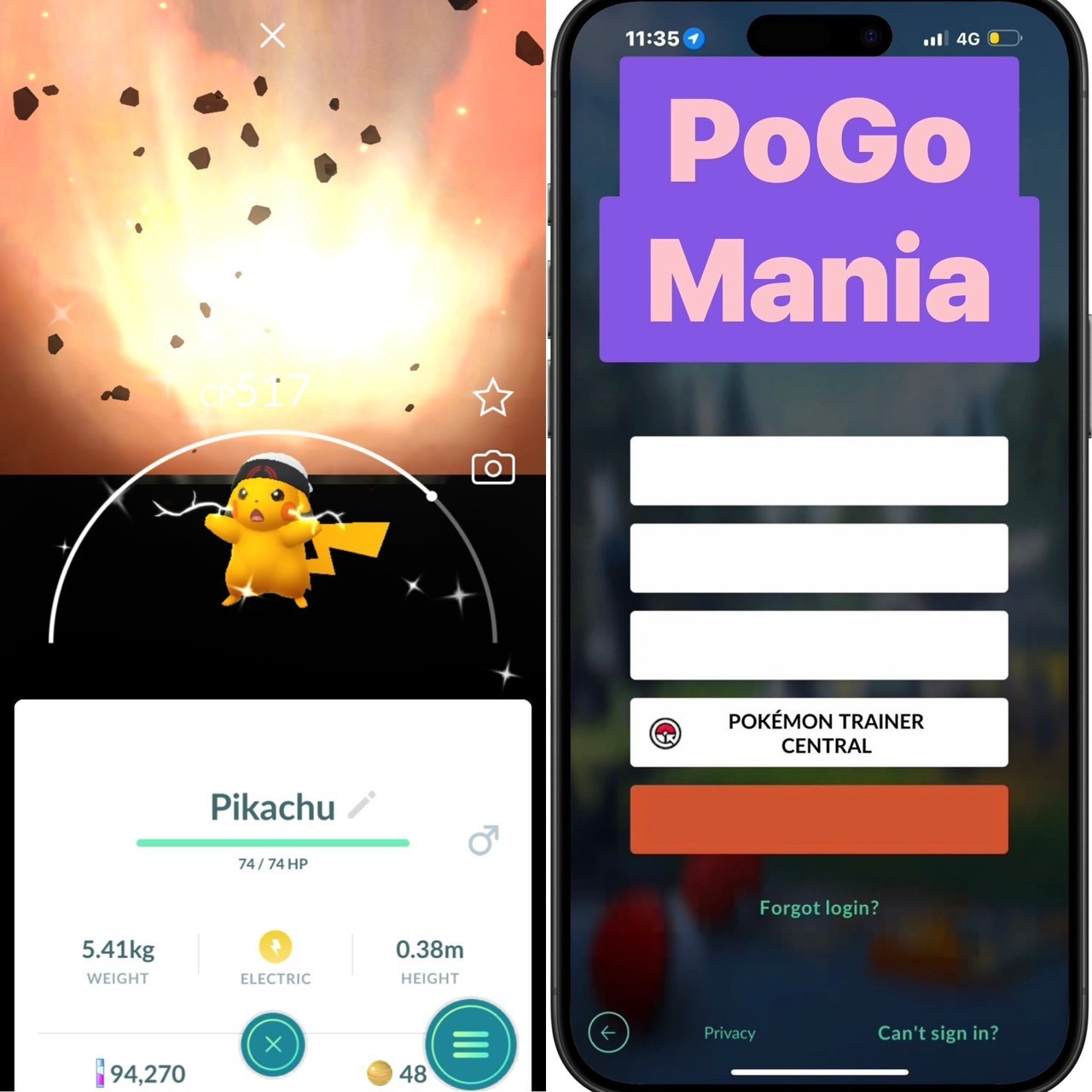 Shiny Pikachu with Brendan's Hat (Male)✨Ruby Version Special BG✨mini PTC 20k✨