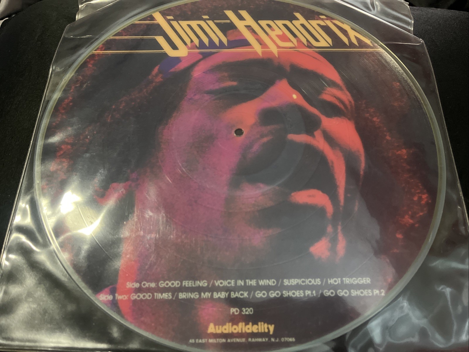 JIMI HENDRIX  12" Picture Disc ~ LP Vinyl Record Audiofidelity PD320