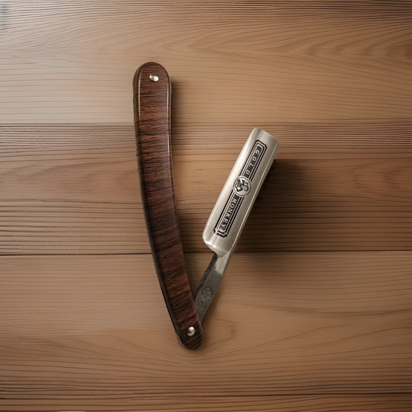 Gold Monkey 777 Straight Razor - Professionally Honed & Shave Ready