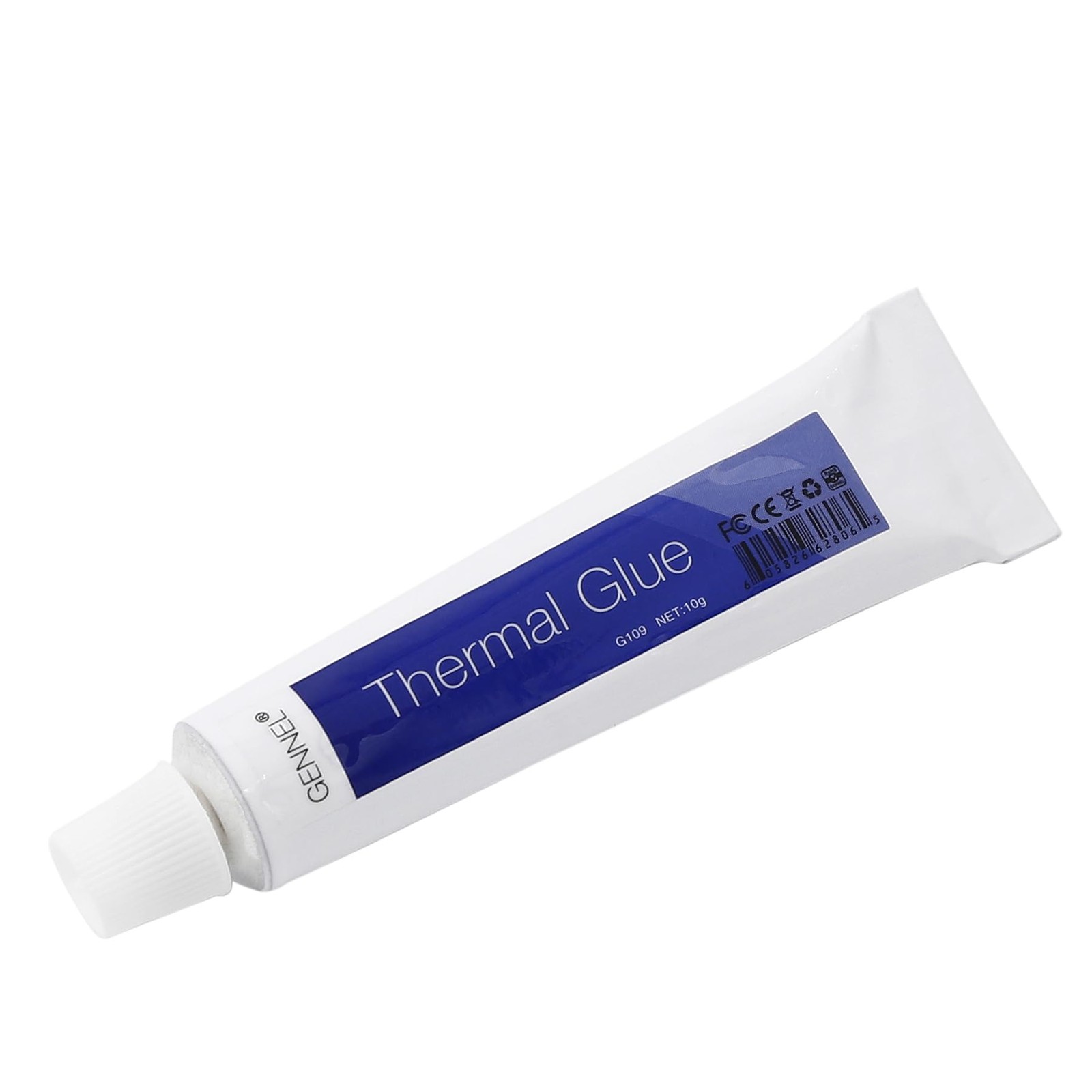 GENNEL G109 10gram Thermal Conductive Glue, Heatsink Silicone White 