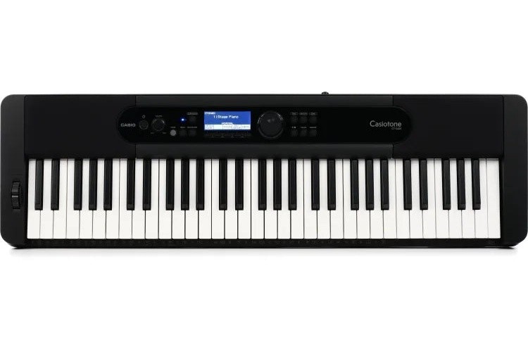 Casio CT-S400 61-key Ultra-Portable Arranger Keyboard - Black