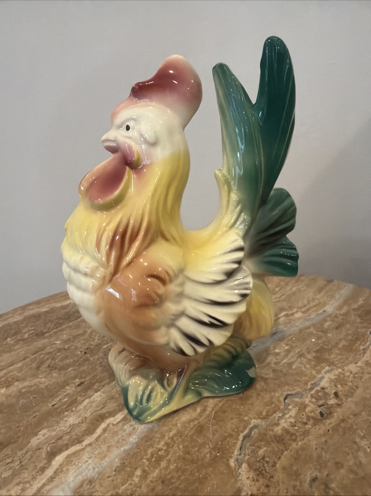 Vintage ROYAL WINDSOR COPLEY Rooster Chicken Mid Century Art Pottery Farmhouse 