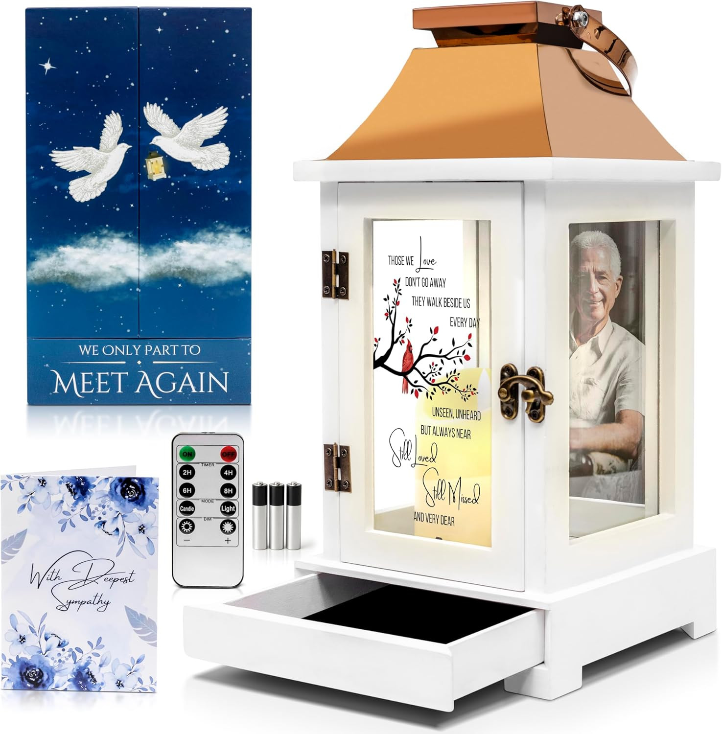 Memorial Gifts for Loss of Dad or Husband | Bereavement Gift with Photo Frame & 