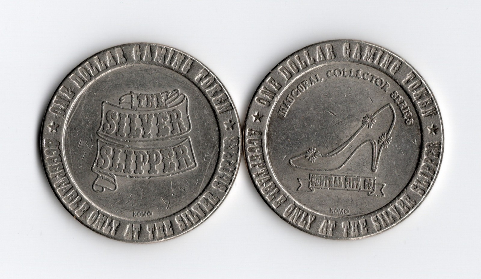 Silver Slipper Central City Colorado $1 Token