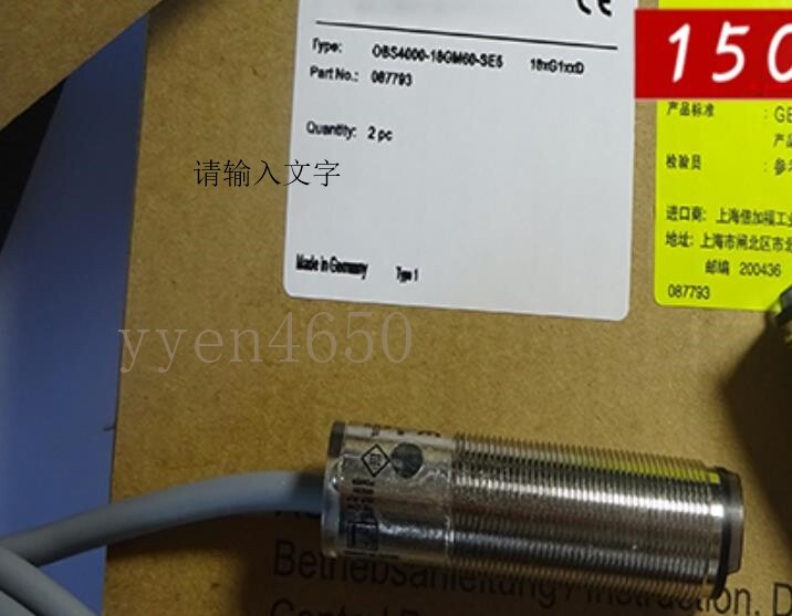 Genuine P+F Opposite Photoelectric Switch OBS4000-18GM60-SE5 Inductive *tn